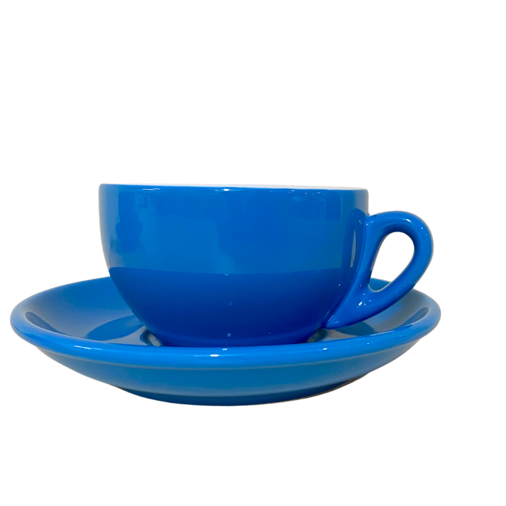 Nuova Point Dickwandige Cappuccinotasse Palermo Blau Ml Espresso