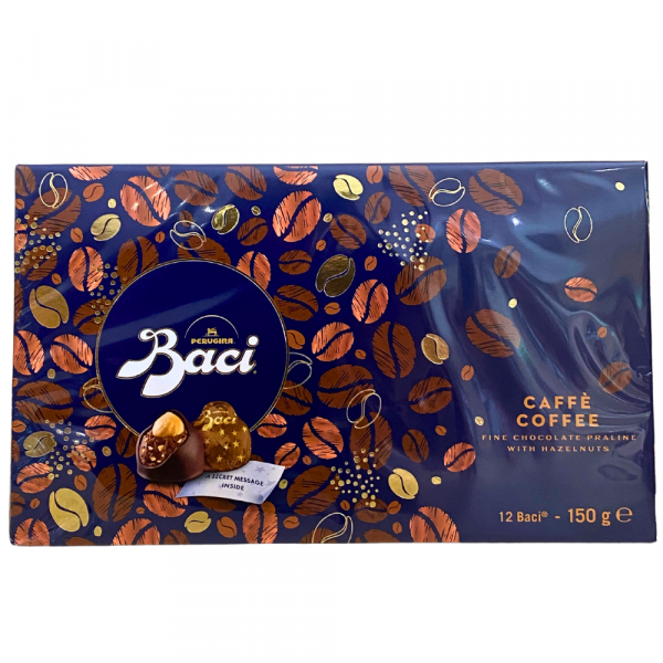 Baci® Perugina® Praline Box mit Kaffee und Haselnuss Stückchen 150g