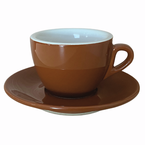 Nuova Point dickwandige Kaffeetasse PALERMO braun 145 ml