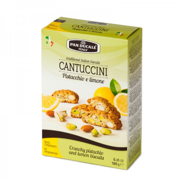 Pan Ducale Cantuccini mit Pistazie und Zitrone 180g