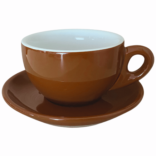 Nuova Point dickwandige Lattetasse PALERMO braun 290 ml