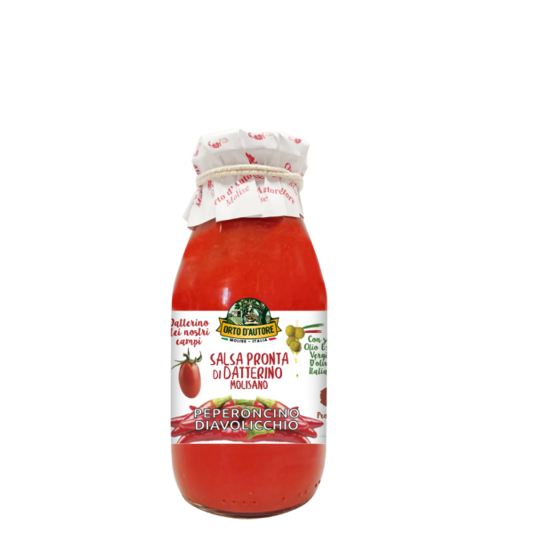 Orto d'autore fertige Tomatensoße mit Peperoncino 250g