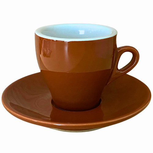 Nuova Point dickwandige Kaffeetasse MILANO braun 160 ml