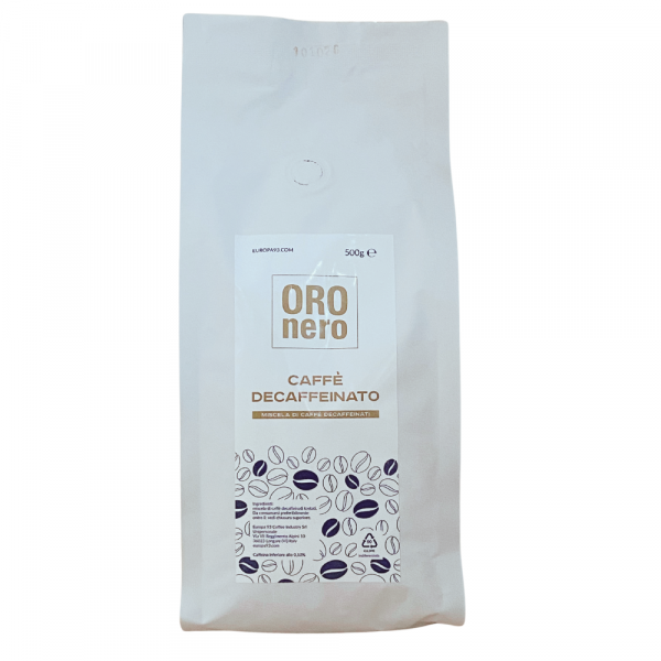 Europa93 Oro Nero DEK ohne Koffein 500g ganze Bohnen