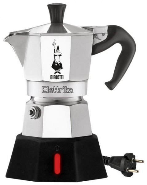 Bialetti elektrischer Espressokocher Moka Elettrika aus Aluminium